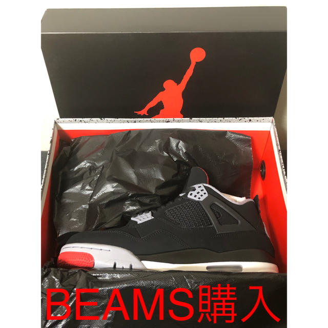 27cm nike air jordan4 retro bred jordan