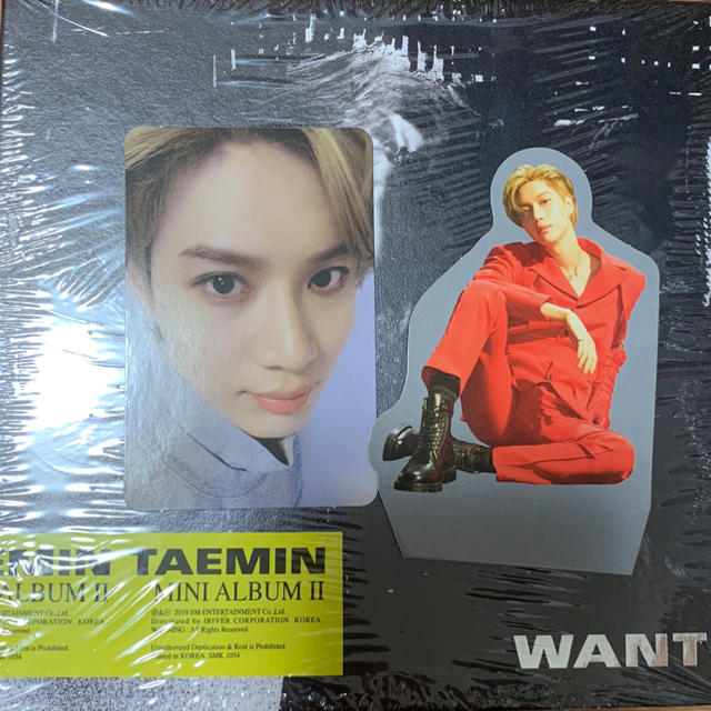 SHINee(シャイニー)のテミン TAEMIN 2nd ミニアルバム『WANT』 エンタメ/ホビーのCD(K-POP/アジア)の商品写真