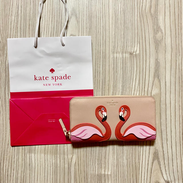 kate spade new york(ケイトスペードニューヨーク)の【期間限定】ケイトスペード 新品 フラミンゴ 長財布  レディースのファッション小物(財布)の商品写真