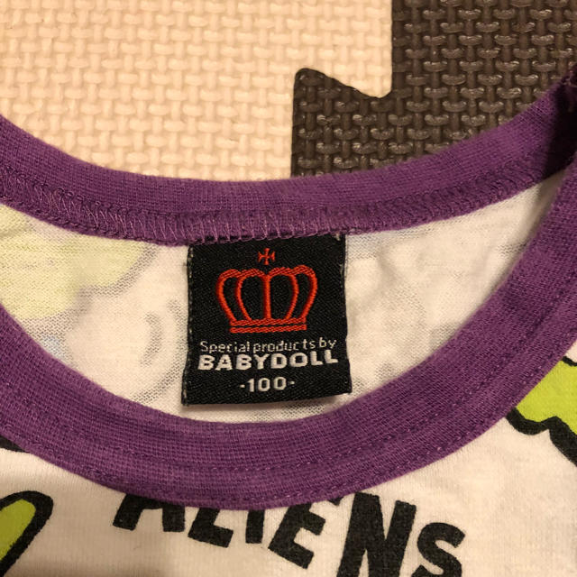 BABYDOLL(ベビードール)のリトルグリーンメン ロンT 100 キッズ/ベビー/マタニティのキッズ服男の子用(90cm~)(Tシャツ/カットソー)の商品写真