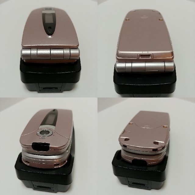 NEC(エヌイーシー)のドコモ N900iS　ピンク　中古　動作品　ガラケー スマホ/家電/カメラのスマートフォン/携帯電話(携帯電話本体)の商品写真
