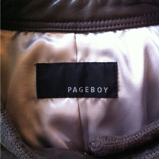 PAGEBOY(ページボーイ)のPAGEBOY  フェイクレザーブルゾン レディースのジャケット/アウター(ブルゾン)の商品写真