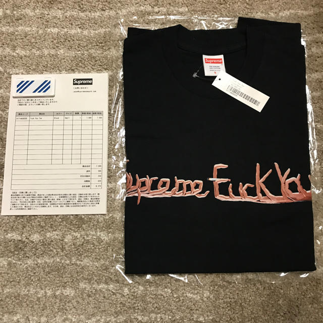 Supreme(シュプリーム)のSupreme fuck you tee Black メンズのトップス(Tシャツ/カットソー(半袖/袖なし))の商品写真