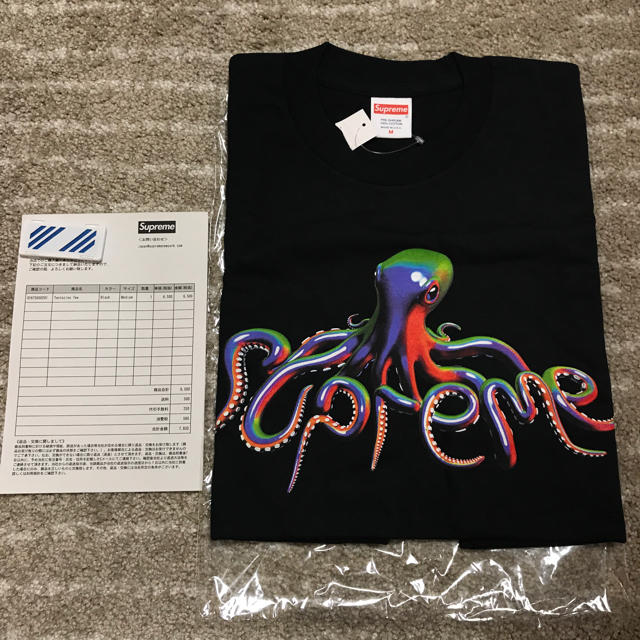 Supreme(シュプリーム)のSupreme tentacles tee Black メンズのトップス(Tシャツ/カットソー(半袖/袖なし))の商品写真