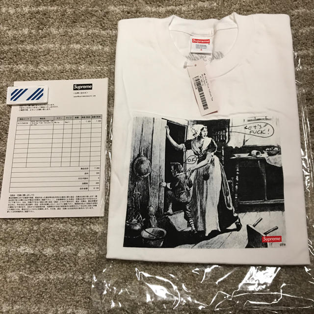 Supreme(シュプリーム)のSupreme  hiding from indians tee White メンズのトップス(Tシャツ/カットソー(半袖/袖なし))の商品写真