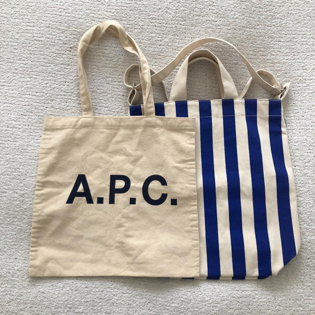 A.P.C - APC♡布トートバッグセット美品の通販 by coque☆tte's shop｜アーペーセーならラクマ