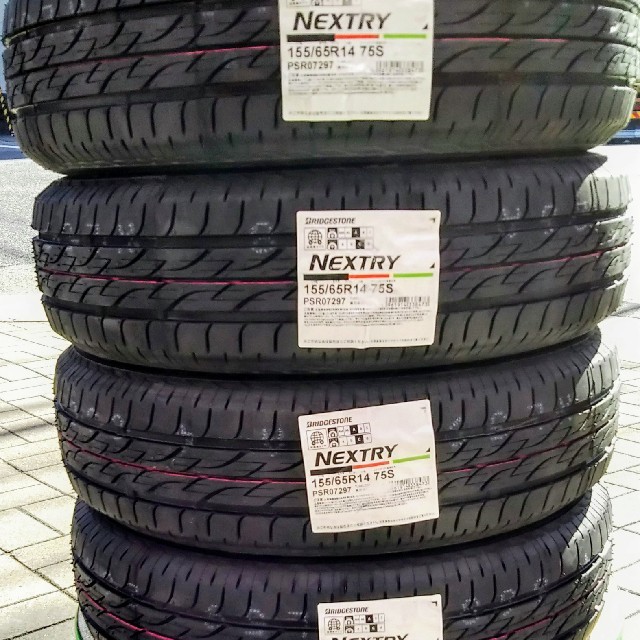 155/65R14 ブリヂストン新品タイヤ4本 全国送料無料