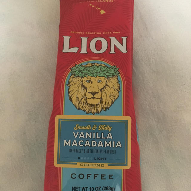 LION(ライオン)のライオンコーヒー Vanilla macadamia  283g 食品/飲料/酒の飲料(コーヒー)の商品写真