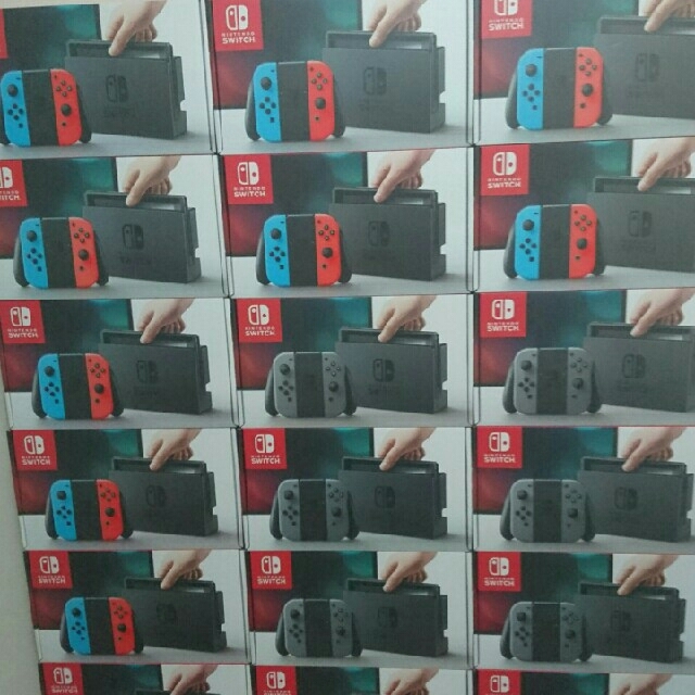 Nintendo Switch(ニンテンドースイッチ)のNintendoSwitch ネオン1グレー3 a エンタメ/ホビーのテレビゲーム(家庭用ゲーム本体)の商品写真