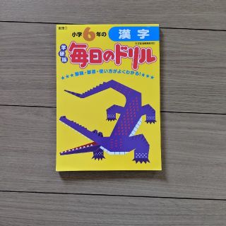 ガッケン(学研)の漢字ドリル　小学６年(語学/参考書)