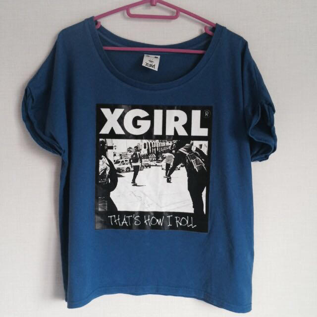 X-girl(エックスガール)のX-GIRL☆Tシャツ レディースのトップス(Tシャツ(半袖/袖なし))の商品写真