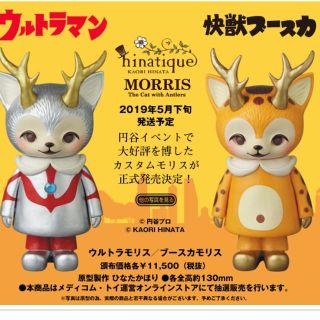 新品!!抽選当選品!!ウルトラモリス ブースカモリス MORRIS ひなた