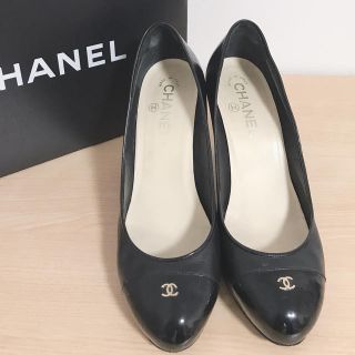 シャネル(CHANEL)の出品本日金曜日22時まで シャネル パンプス 38(ハイヒール/パンプス)