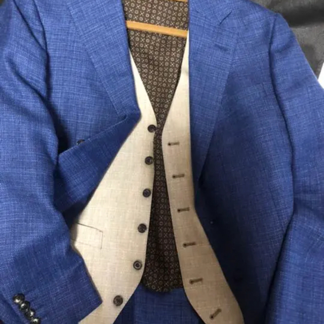 A P C メンズスーツ 新品未使用 ブルージャケット スーツ2点セット 値下げ の通販 By Mrm アーペーセーならラクマ