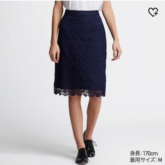 Uniqlo ユニクロ レーススカート ネイビーsの通販 By 37tshop ユニクロならラクマ