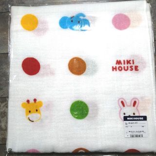 ミキハウス(mikihouse)のミキハウス　ガーゼバスタオル(おくるみ/ブランケット)