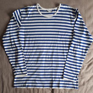 marimekko マリメッコ　ボーダー　長袖Tシャツ　M(Tシャツ/カットソー(七分/長袖))