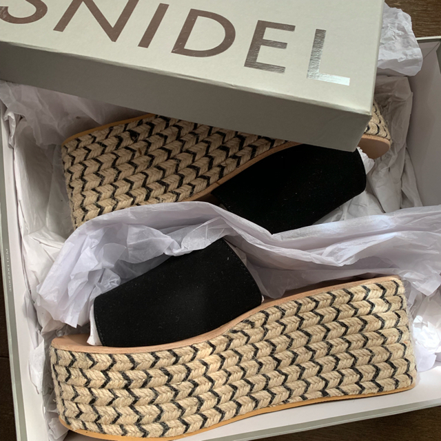 SNIDEL(スナイデル)の人気商品 ジュートプラットフォームサンダル スナイデル レディースの靴/シューズ(サンダル)の商品写真