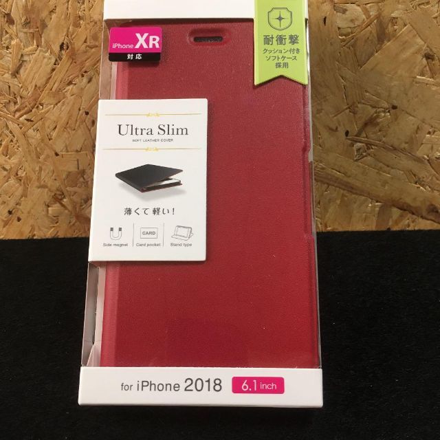 iPhone XR　耐衝撃・高硬度8H・TOUGH SLIM・LITE　レッドの通販 by onemc's shop｜ラクマ