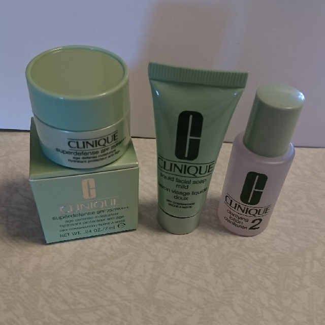 CLINIQUE(クリニーク)の新品未使用 CLINIQUE 化粧水・クリーム・洗顔 コスメ/美容のキット/セット(サンプル/トライアルキット)の商品写真