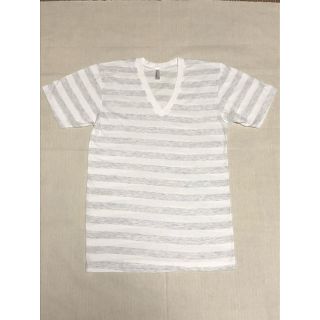 アメリカンアパレル(American Apparel)の3枚セット アメリカンアパレル ボーダーVネックTシャツ(Tシャツ(半袖/袖なし))