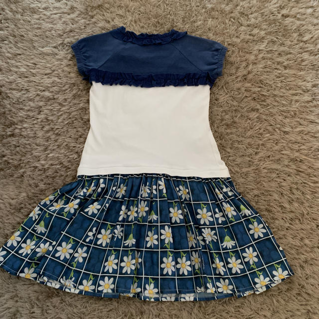 MONNALISA(モナリザ)のモナリザ ワンピース 6Ｙ キッズ/ベビー/マタニティのキッズ服女の子用(90cm~)(ワンピース)の商品写真