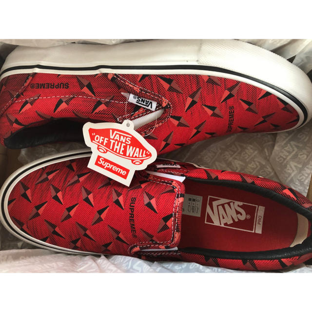 Supreme(シュプリーム)のSupreme®/Vans® Diamond Plate Slip-On Pro メンズの靴/シューズ(デッキシューズ)の商品写真