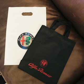 アルファロメオ(Alfa Romeo)の非売品 アルファロメオ トートバッグ alfaromeo ショップ袋付き(その他)