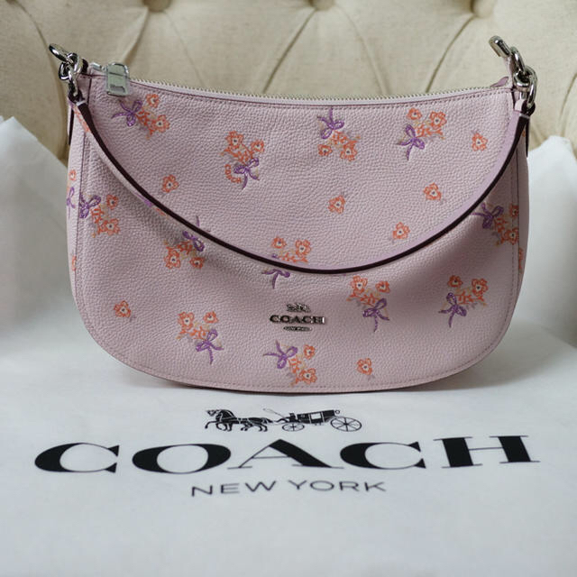 美しい♡COACH コーチ ショルダーバッグ ピンク 新品 フラワー | フリマアプリ ラクマ