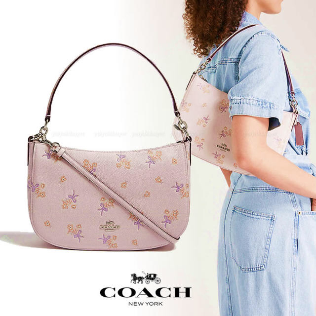 美しい♡COACH コーチ ショルダーバッグ ピンク 新品 フラワー 美しい♡COACH コーチ ショルダーバッグ ピンク 新品 フラワー