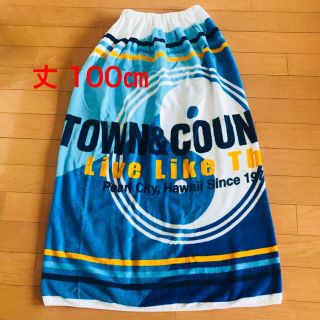 タウンアンドカントリー(Town & Country)の訳あり 未使用 巻きタオル TOWN ＆ COUNTRY(タオル/バス用品)