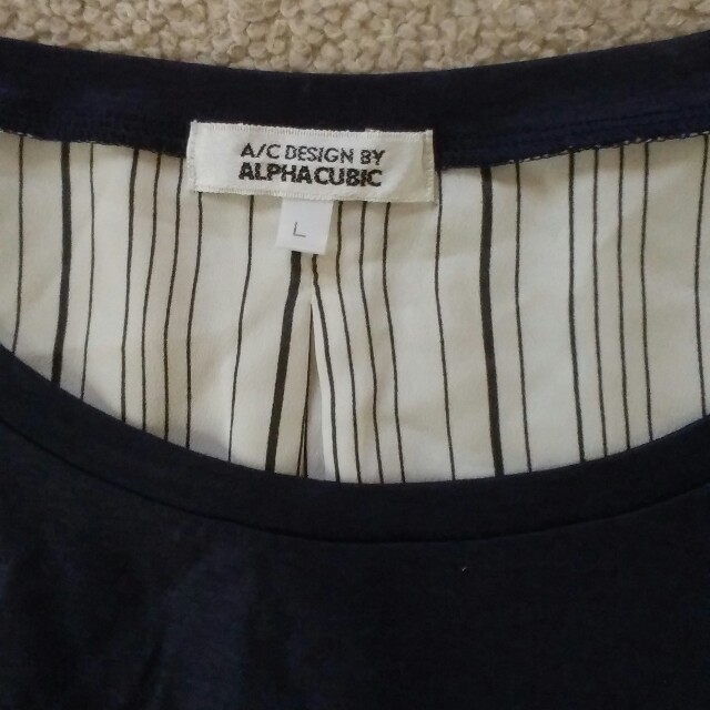 ALPHA CUBIC(アルファキュービック)のアルファキュービック半袖シャツ期間限定値下げ レディースのトップス(シャツ/ブラウス(半袖/袖なし))の商品写真