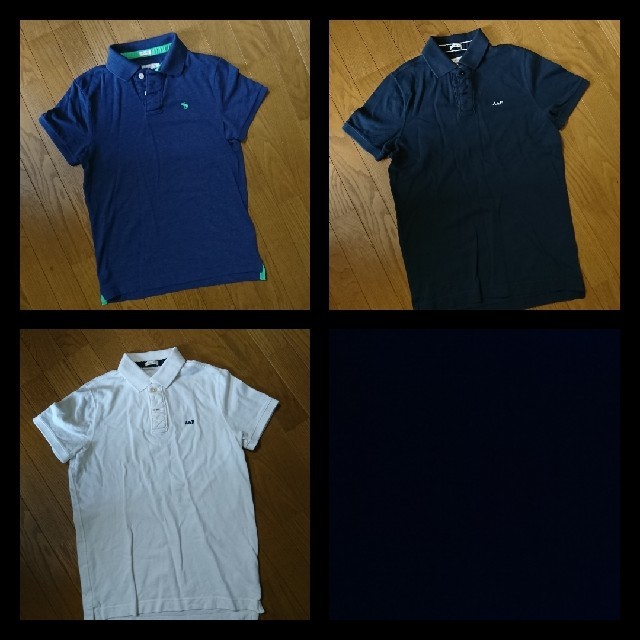 Abercrombie&Fitch(アバクロンビーアンドフィッチ)のAbercrombie&Fitch ポロシャツ 3点セット メンズのトップス(ポロシャツ)の商品写真
