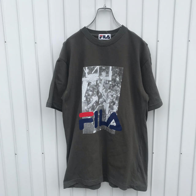 FILA(フィラ)のFILA フィラ 90s Tシャツ デカロゴ NBA バスケ レア デザイン メンズのトップス(Tシャツ/カットソー(半袖/袖なし))の商品写真