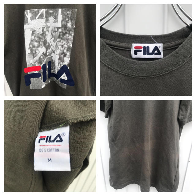 FILA(フィラ)のFILA フィラ 90s Tシャツ デカロゴ NBA バスケ レア デザイン メンズのトップス(Tシャツ/カットソー(半袖/袖なし))の商品写真