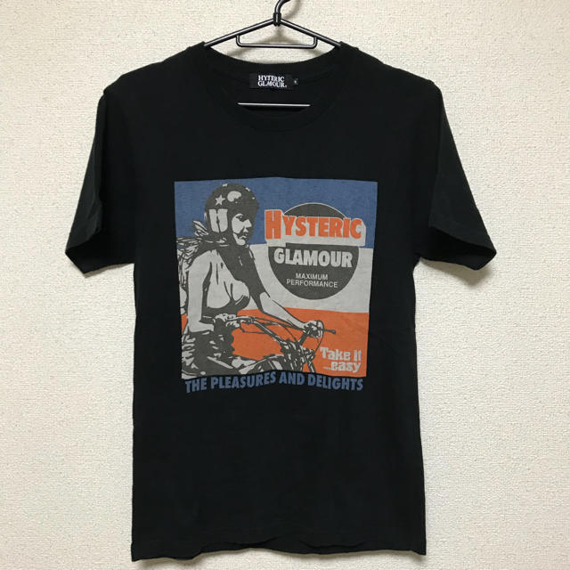 HYSTERIC GLAMOUR(ヒステリックグラマー)の●【美品】ヒステリックグラマー Tシャツ 黒● メンズのトップス(Tシャツ/カットソー(半袖/袖なし))の商品写真