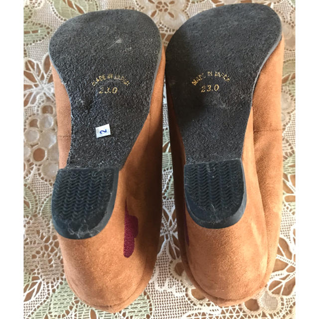 JELLY BEANS(ジェリービーンズ)の刺繍ウェッジヒールパンプス（ジェリービーンズ） レディースの靴/シューズ(ハイヒール/パンプス)の商品写真