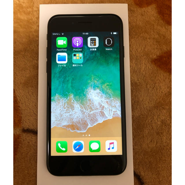 美品 iPhone 7 ブラック 32gb シムフリー