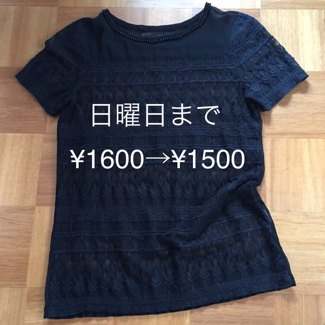 ZARA(ザラ)の美品❁ZARA BASIC❁総レース レディースのトップス(Tシャツ(半袖/袖なし))の商品写真