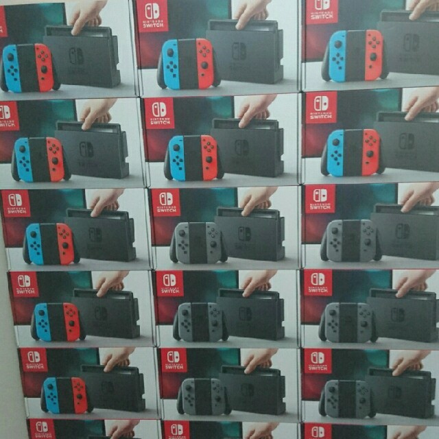 Nintendo Switch - NintendoSwitch ネオン1グレー3 e