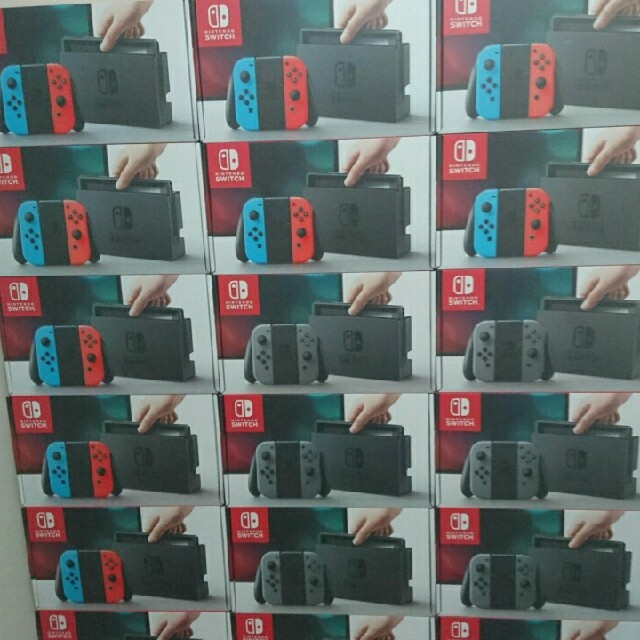 Nintendo Switch - NintendoSwitch ネオン1グレー3 f