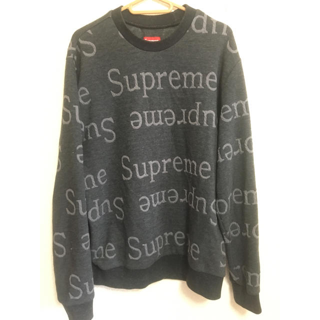 Supreme(シュプリーム)のSupreme Jacquard Logo Crewneck  メンズのトップス(スウェット)の商品写真