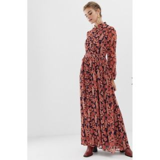 エイソス(asos)の専用☆Glamorous 　UK10 レオパードマキシワンピース☆(ロングワンピース/マキシワンピース)