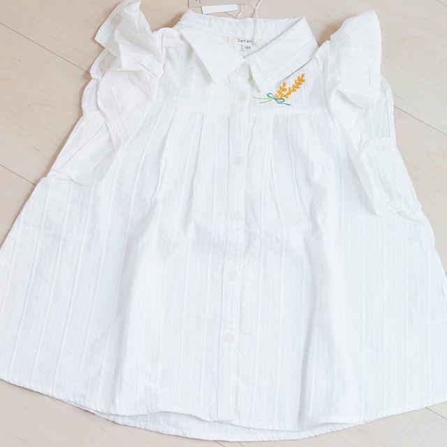 Seraph(セラフ)のセラフ　ノースリーブ　ブラウス　120㎝　 キッズ/ベビー/マタニティのキッズ服女の子用(90cm~)(ブラウス)の商品写真