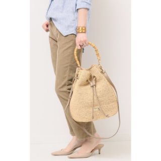 ドゥーズィエムクラス(DEUXIEME CLASSE)の【yoko0193様 専用】heidi klein ◆ bamboo bag(かごバッグ/ストローバッグ)