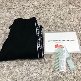 オフホワイト(OFF-WHITE)のXS OFF-WHITE 2018FW STRIPE SWEATPANT(その他)