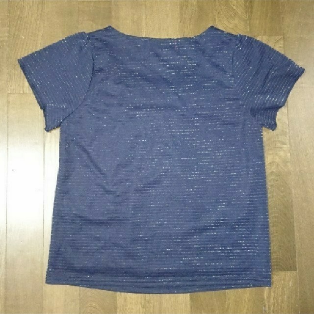 et Cheri(エシェリ)のカットソー シャツ ブラウス 半袖 紺 青 ブルー レディースのトップス(カットソー(半袖/袖なし))の商品写真