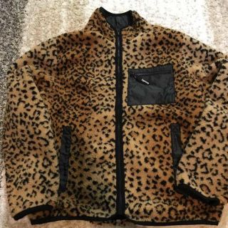 シュプリーム(Supreme)のsupreme leopard fleece reversible jacket(ブルゾン)