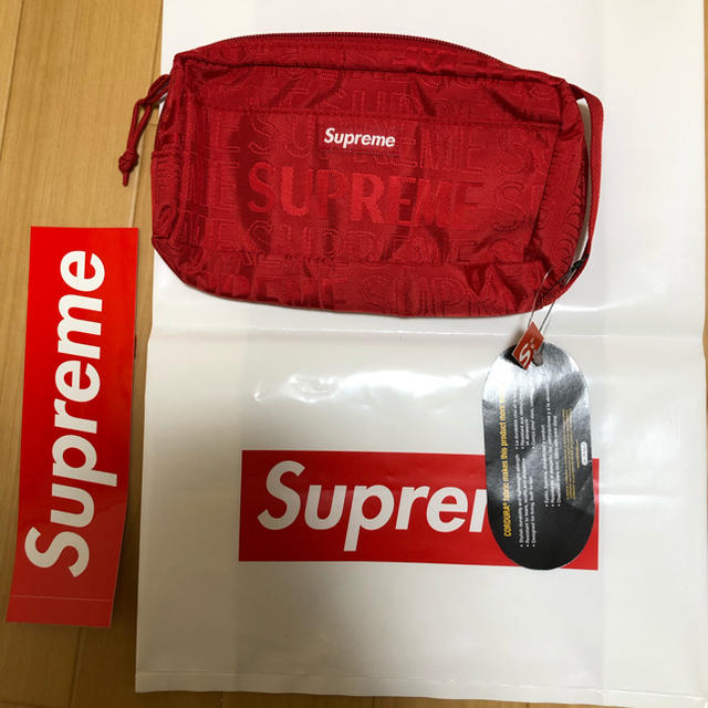 Supreme(シュプリーム)のSupreme 19SS Organizer Pouch Red ハンドメイドのファッション小物(ポーチ)の商品写真