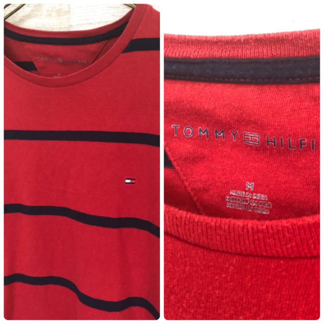 TOMMY HILFIGER(トミーヒルフィガー)のTOMMY HILFIGER(トミーヒルフィガー) ボーダー Tシャツ M メンズのトップス(Tシャツ/カットソー(半袖/袖なし))の商品写真